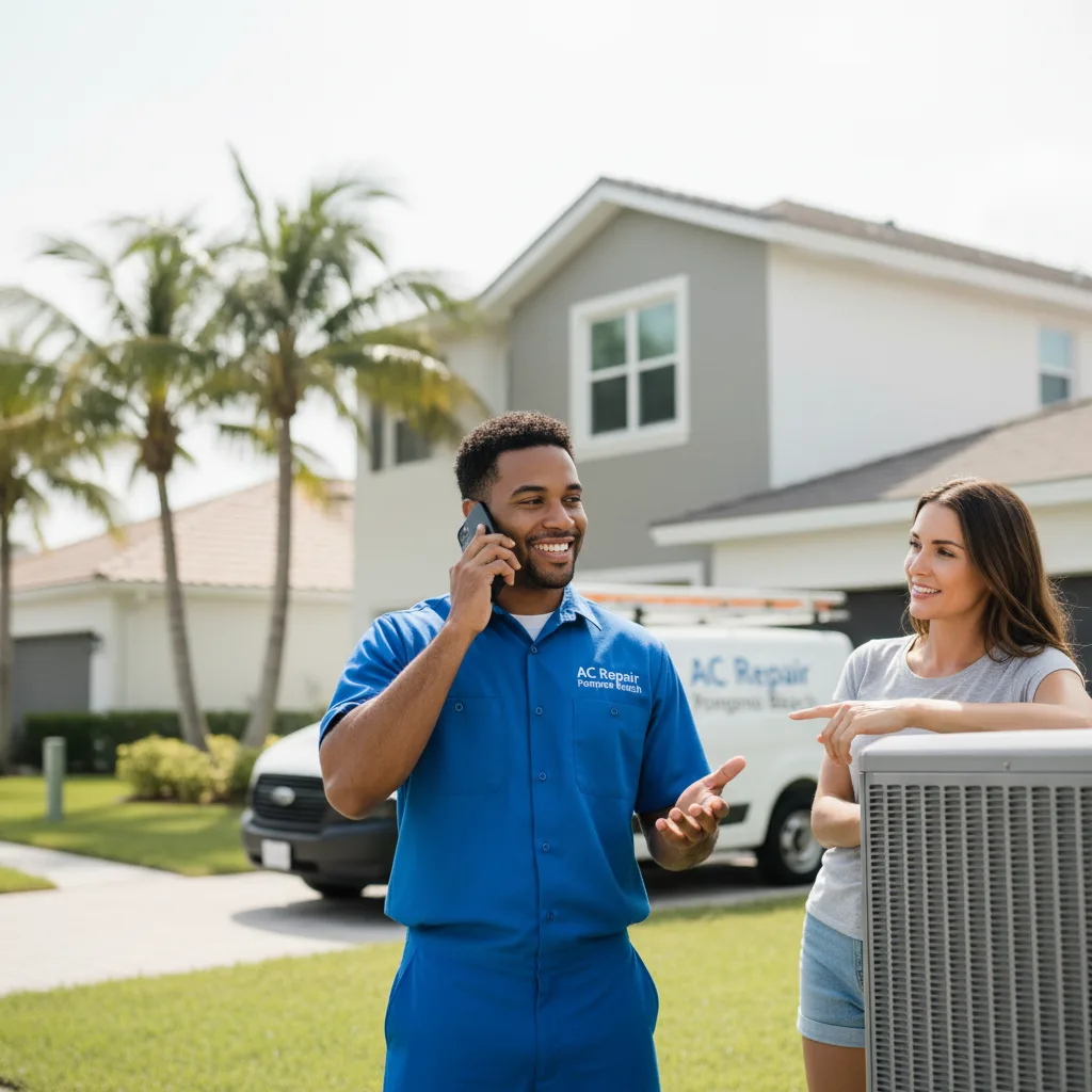AC Repair Pompano Beach customer support in Woodbridge